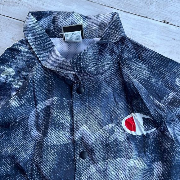 NEW Blue and white Champion Jacket - Picture 3 of 4